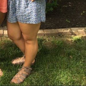 Gladiator tie up sandals